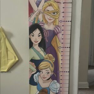 Disney Pink and Purple Princess Art Wall Decor